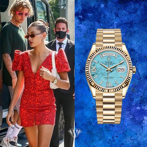 hailey beiber rolex|Hailey Baldwin Bieber Loves Rolex and AP.